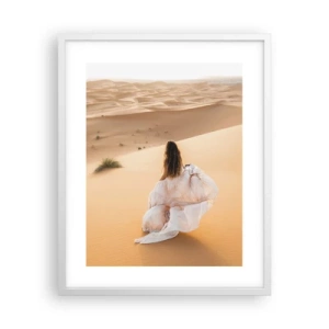 Plakat w białej ramie - Ucieczka do wolności - 40x50 cm