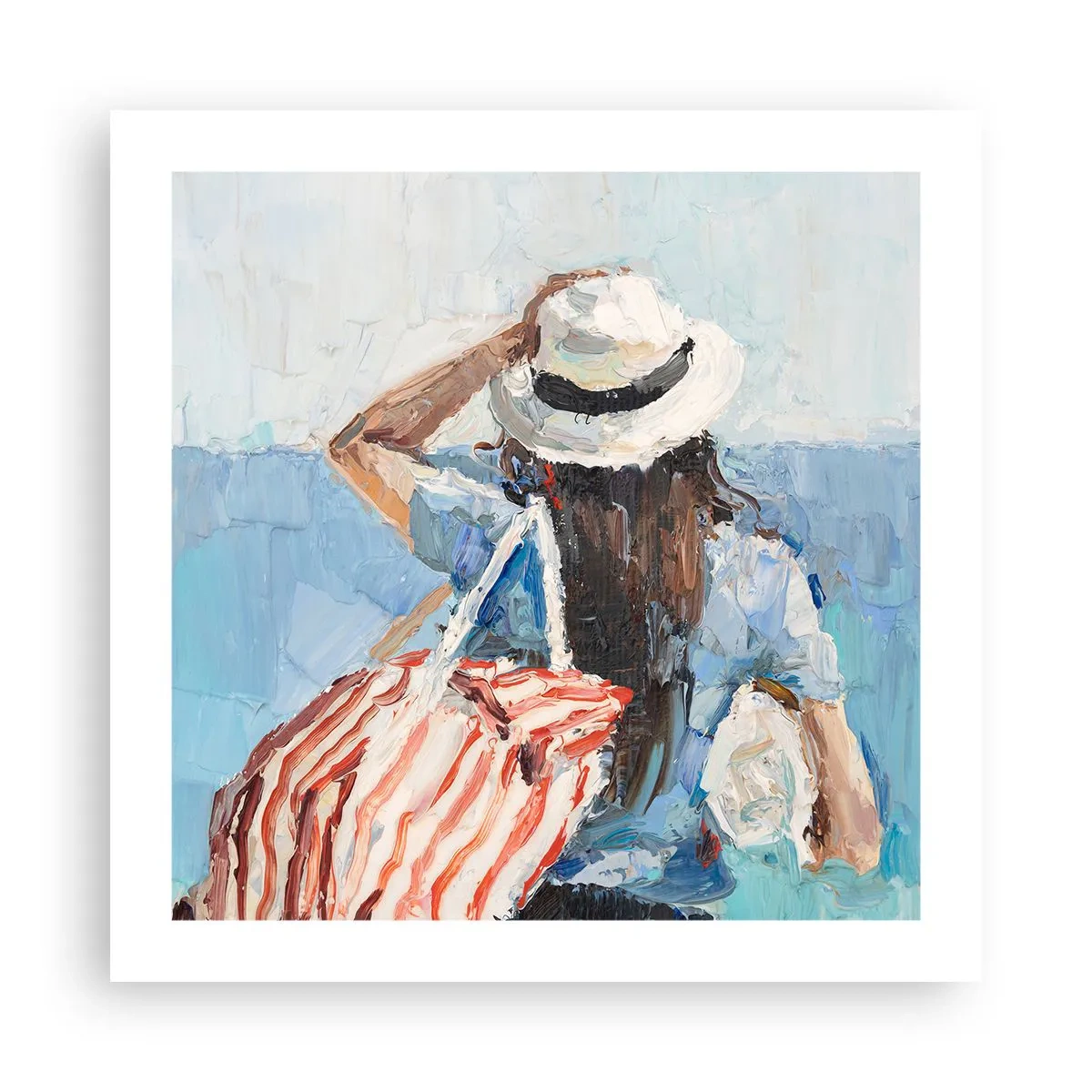Plakat - Witaj na wakacjach - 50x50 cm