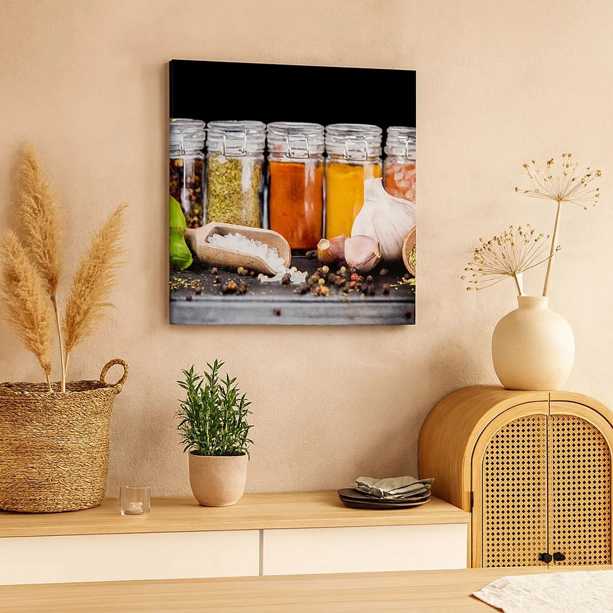 Obraz na płótnie - Żeby życie miało smak - 30x30 cm