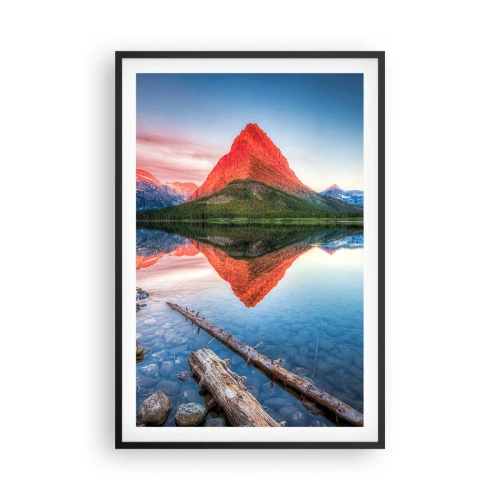 Plakat w czarnej ramie - Żar i chłód - 61x91 cm