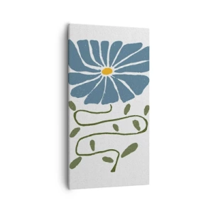 Obraz na płótnie - Gałązką do kwiatu - 55x100 cm