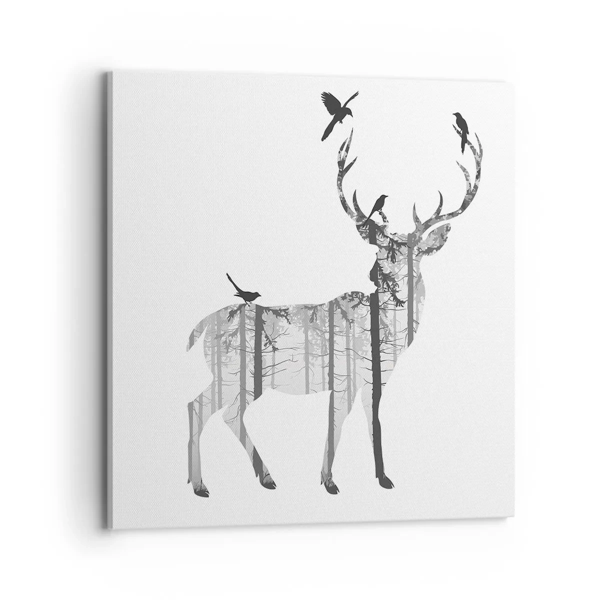 Obraz na płótnie - Dobry duch lasu - 70x70 cm