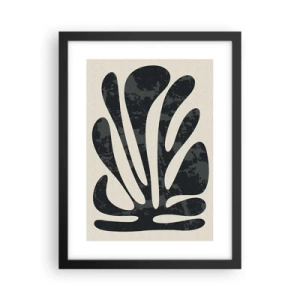 Plakat w czarnej ramie - Abstrakcja wielopalczasta - 30x40 cm