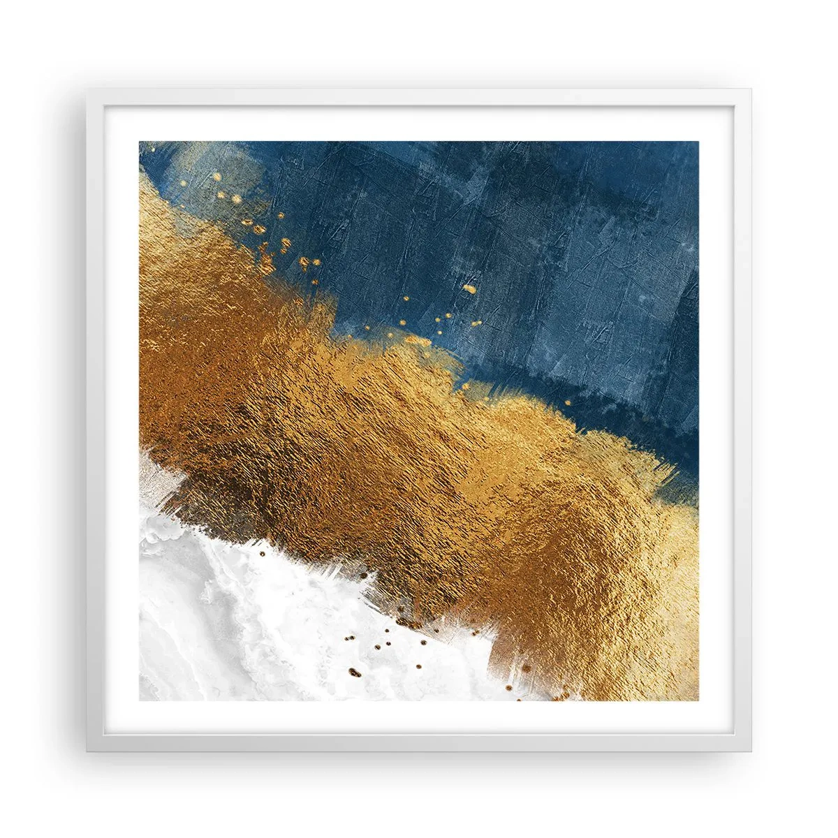Plakat w białej ramie - Barwy lata - 60x60 cm