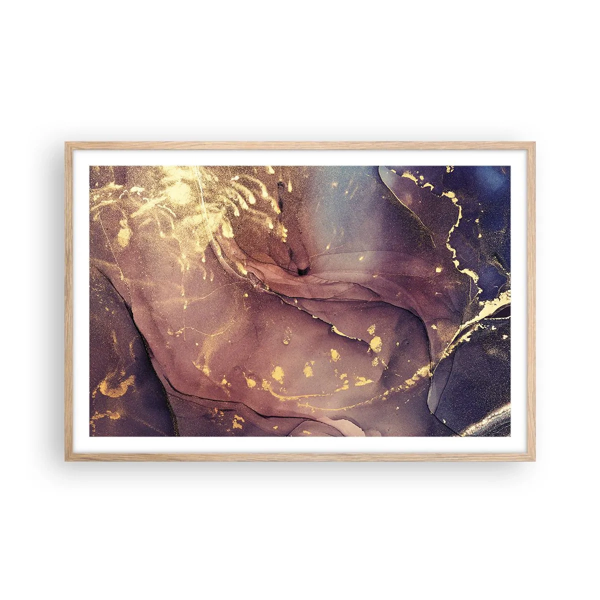 Plakat w ramie jasny dąb - Materia i duch - 91x61 cm