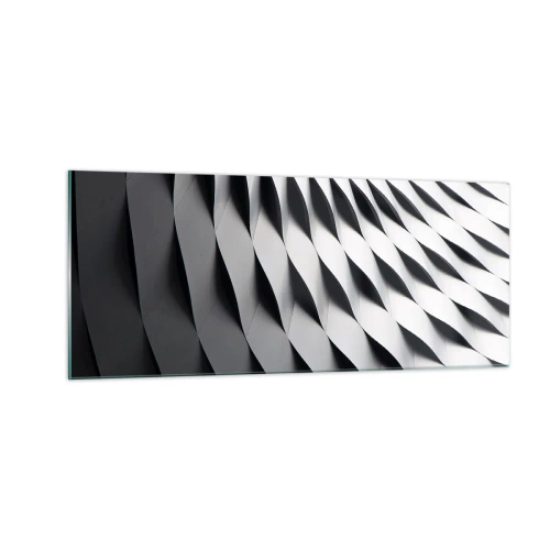 Obraz na szkle - Na powierzchni fal - 100x40 cm