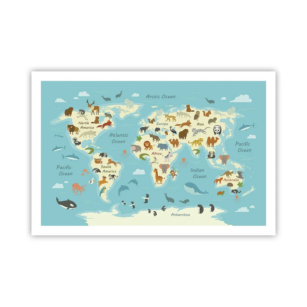 Plakat - Dobrzy sąsiedzi - 91x61 cm