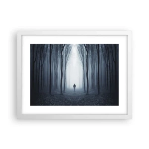 Plakat w białej ramie - I wszystko proste i jasne - 40x30 cm