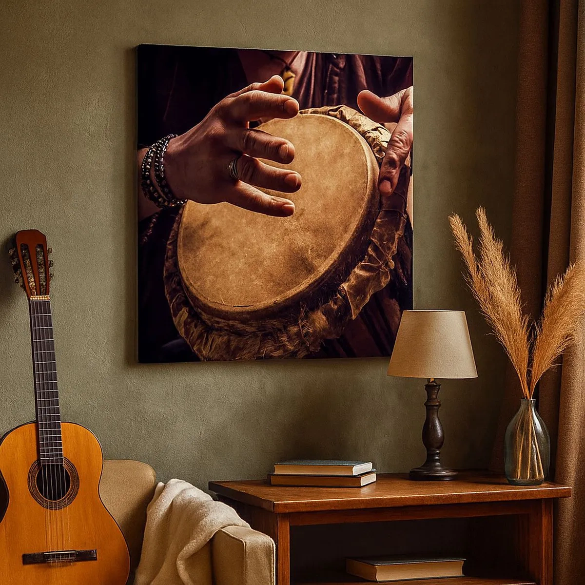 Obraz na płótnie - W rytmie serca - 30x30 cm