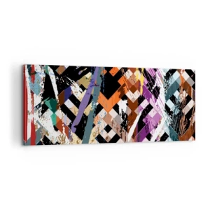 Obraz na płótnie - Podniesione do kwadratu - 100x40 cm