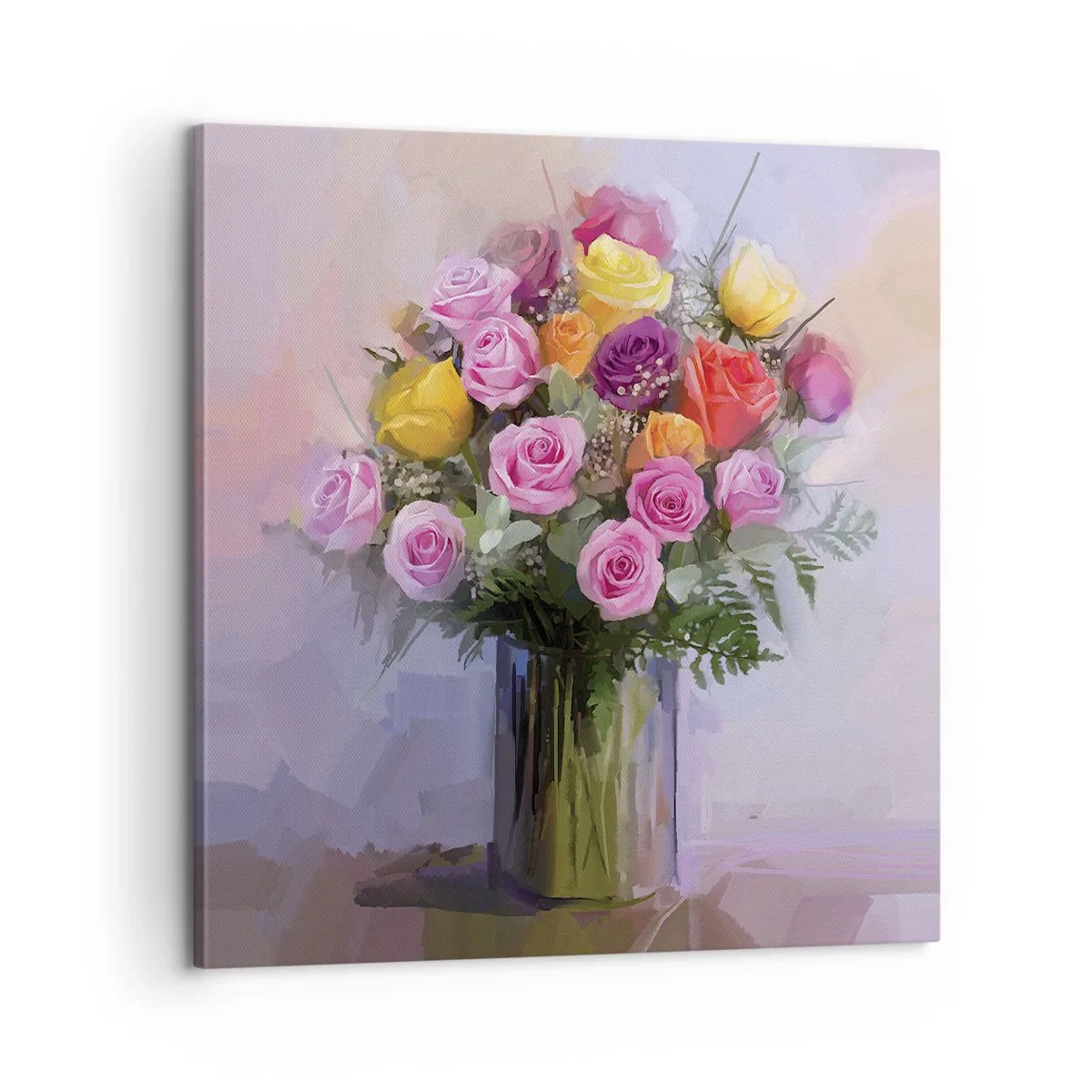 Obraz na płótnie - Zatrzymane piękno - 60x60 cm
