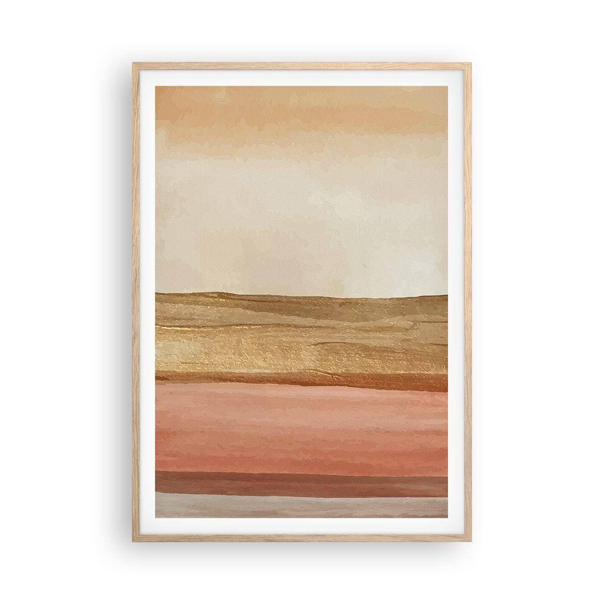 Plakat w ramie jasny dąb - Kompozycja wertykalna - 70x100 cm