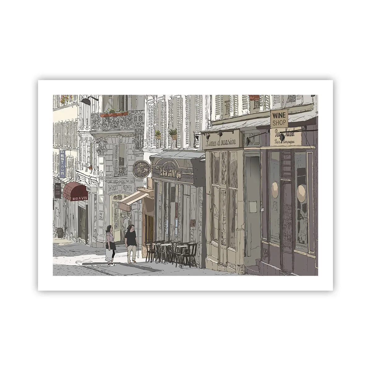 Plakat - Miejskie radości - 70x50 cm