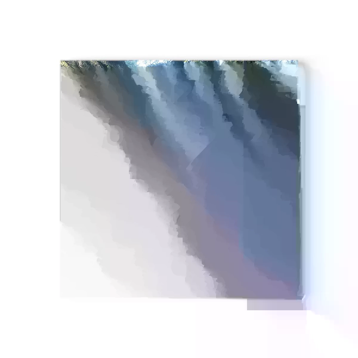 Zegar ścienny - Rozpromieniony o poranku - 30x30 cm