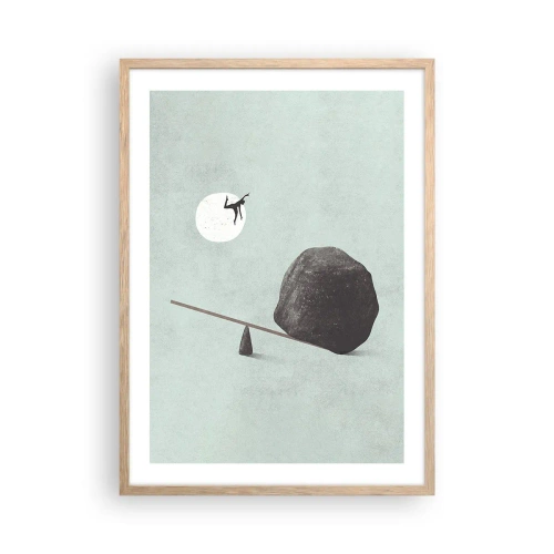 Plakat w ramie jasny dąb - Spełnione marzenie - 50x70 cm