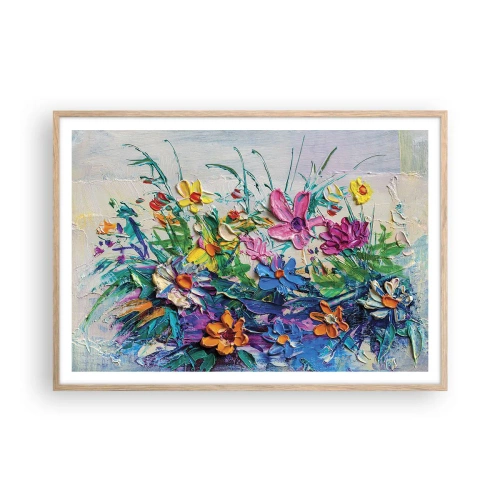 Plakat w ramie jasny dąb - Wcale nie-martwa natura - 100x70 cm