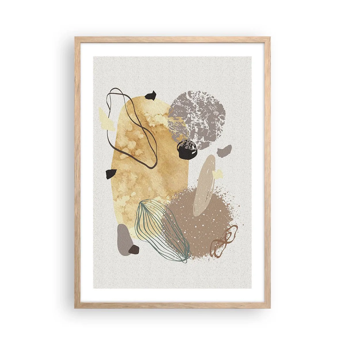 Plakat w ramie jasny dąb - Plumkologia stosowana - 50x70 cm