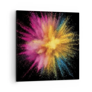Obraz na płótnie - Narodziny barw  - 50x50 cm
