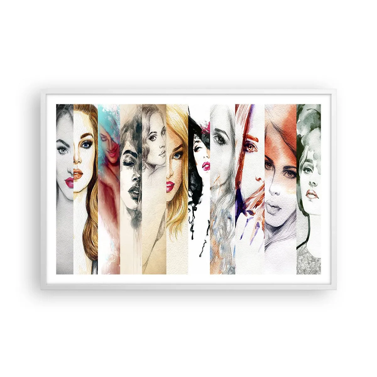 Plakat w białej ramie - I zawsze to TY - 91x61 cm