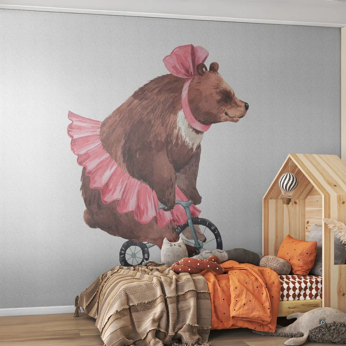 Fototapeta Premium Sand - Ale cyrk! - Miś, Cyrk, Dziewczęcy - 100x70 cm