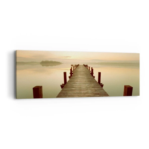 Obraz na płótnie - Przedświt, świtanie, światło - 90x30 cm