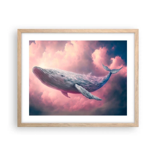 Plakat w ramie jasny dąb - Przetrzyj oczy - 50x40 cm