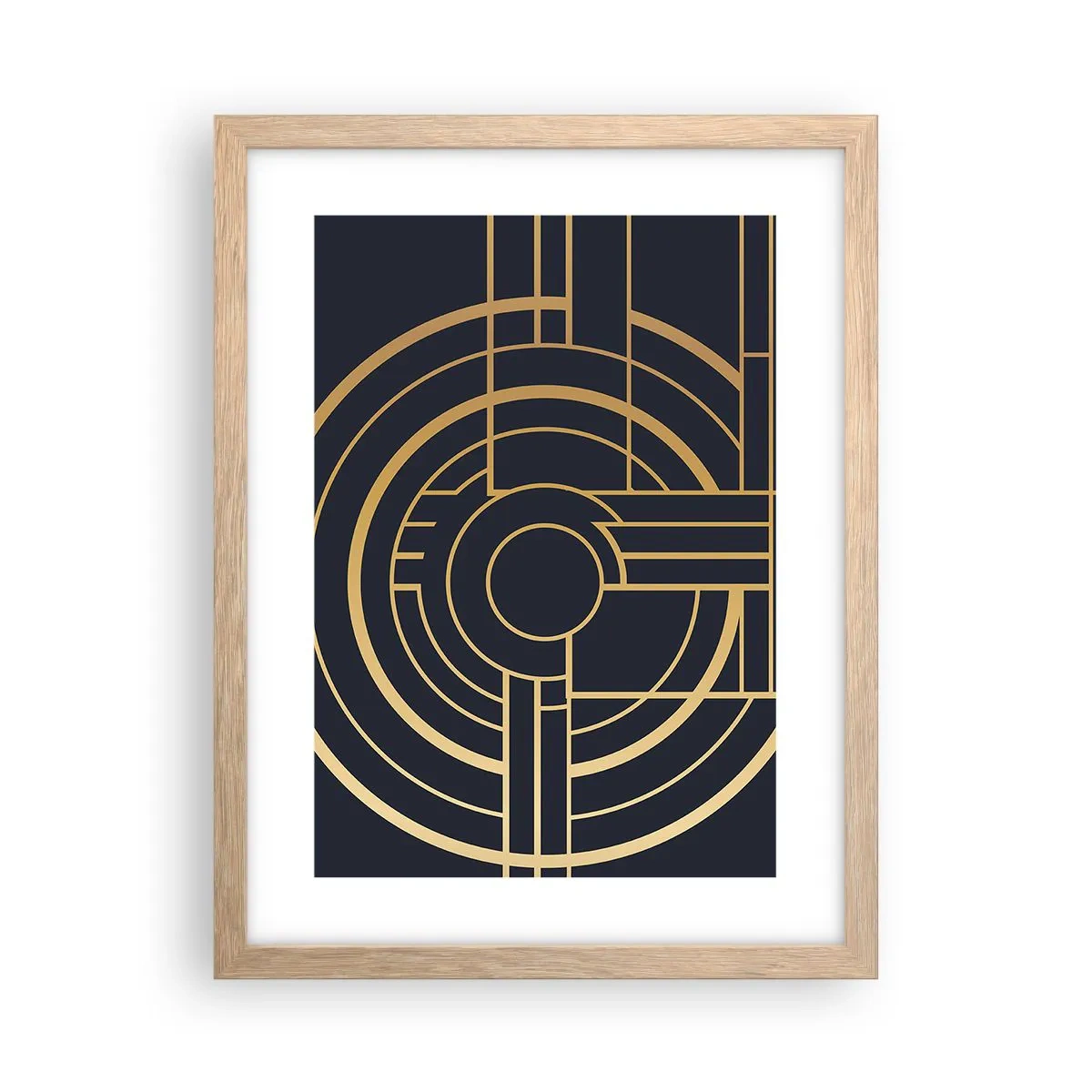 Plakat w ramie jasny dąb - Obroty rzeczy - 30x40 cm