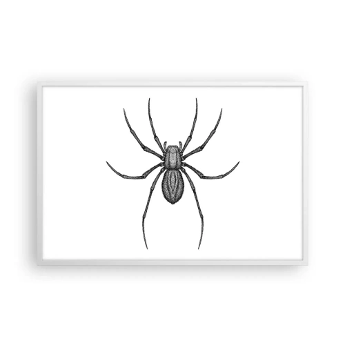 Plakat w białej ramie - Niepokojąca precyzja - 91x61 cm