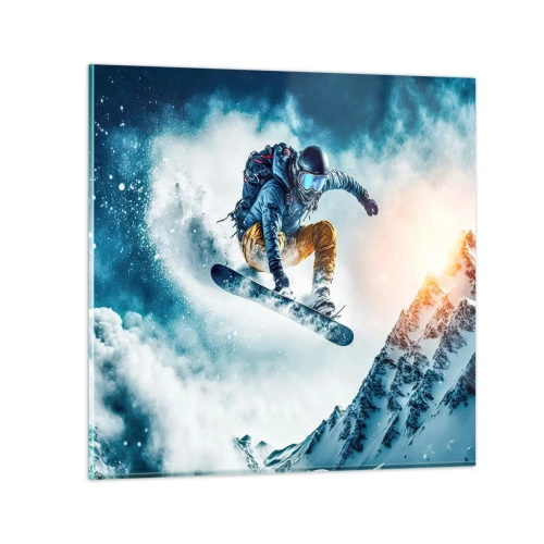 Obraz na szkle - Ekstremalne emocje - 70x70 cm