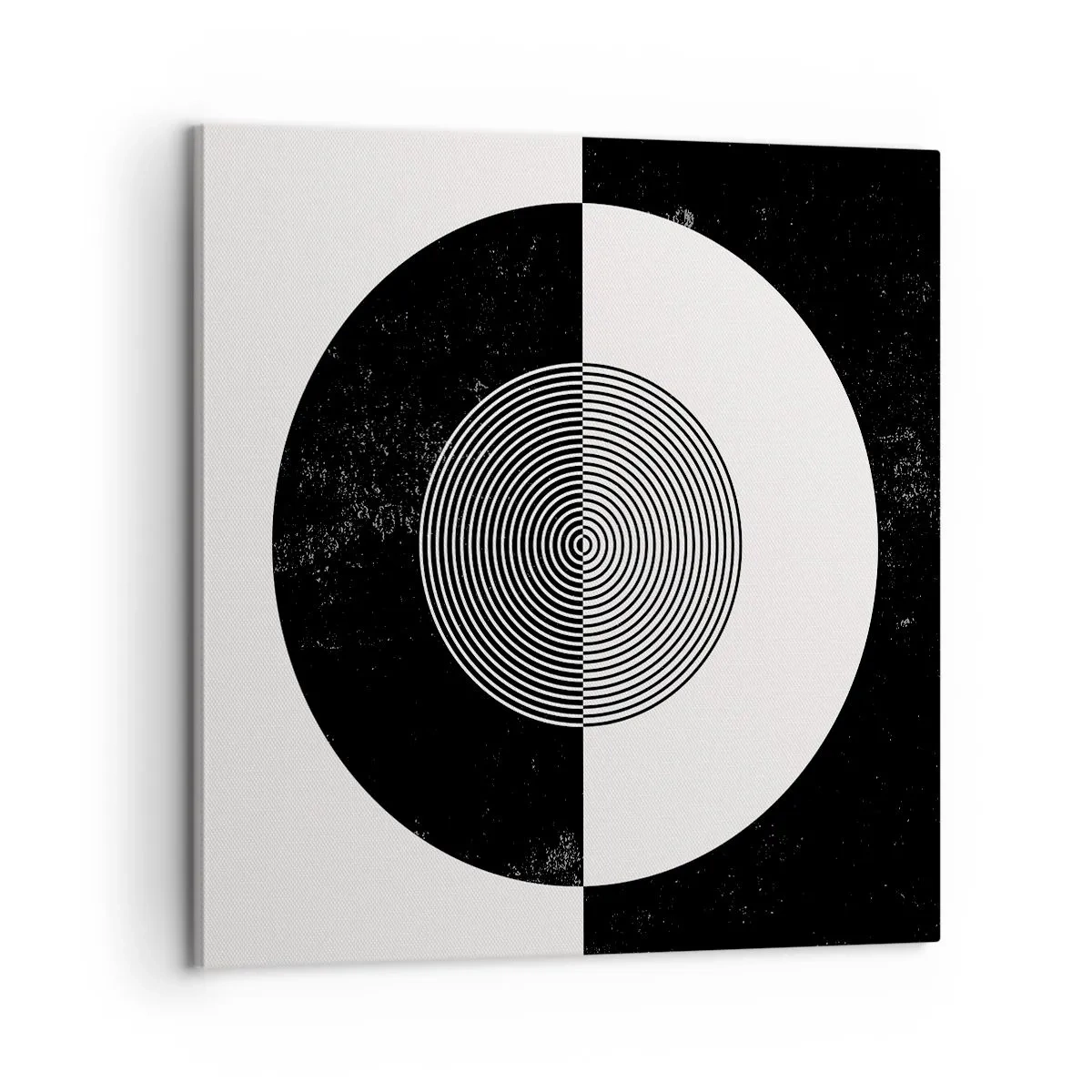 Obraz na płótnie - Harmonia w czerni i bieli - 60x60 cm