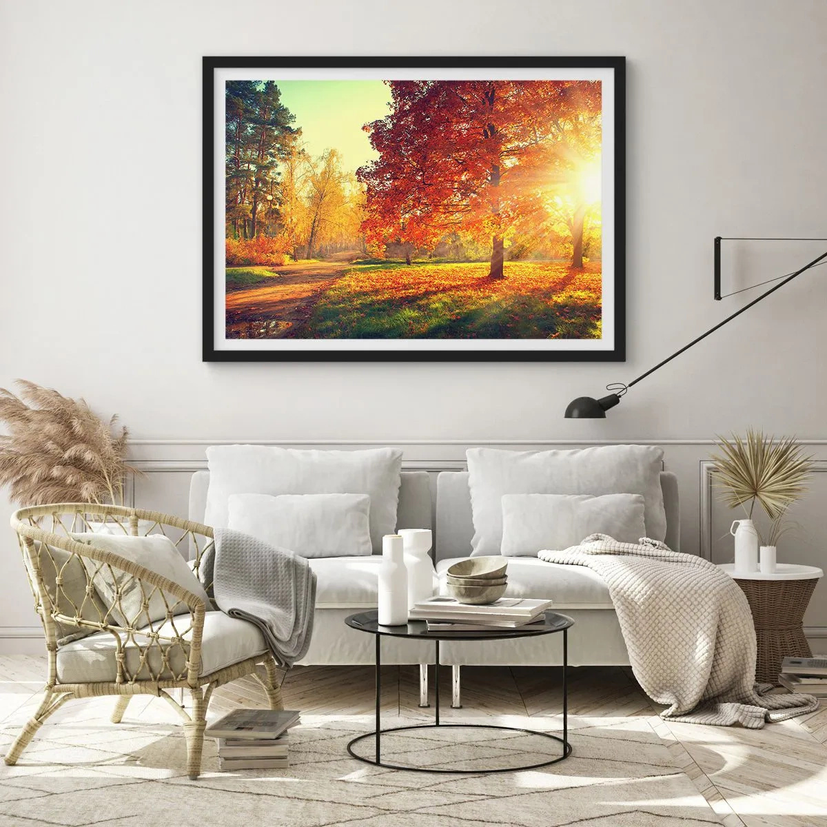 Plakat w czarnej ramie - Rude jest piękne - 91x61 cm
