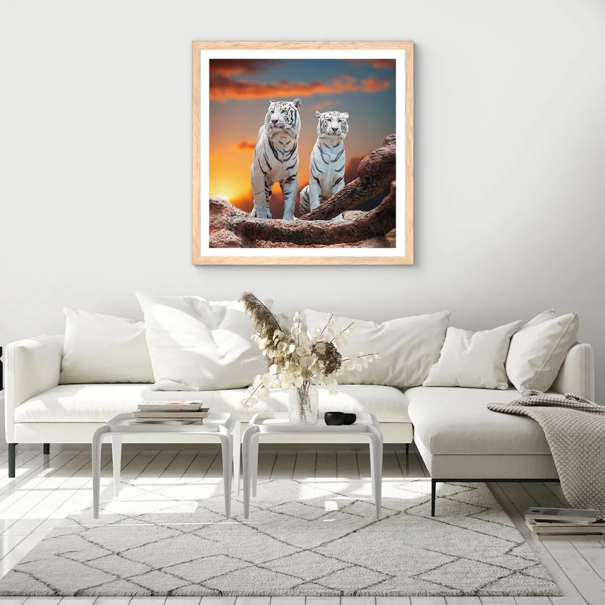 Plakat w ramie jasny dąb - Zupełnie jak w Narni - 60x60 cm