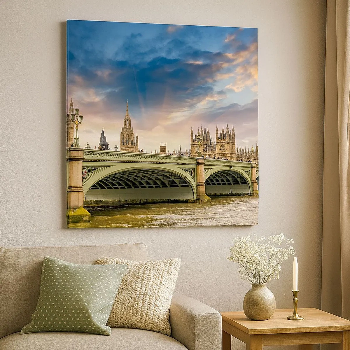 Obraz na płótnie - Czas stanął w Imperium - 30x30 cm