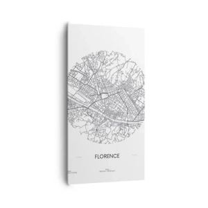 Obraz na płótnie - Anatomia Florencji - 65x120 cm