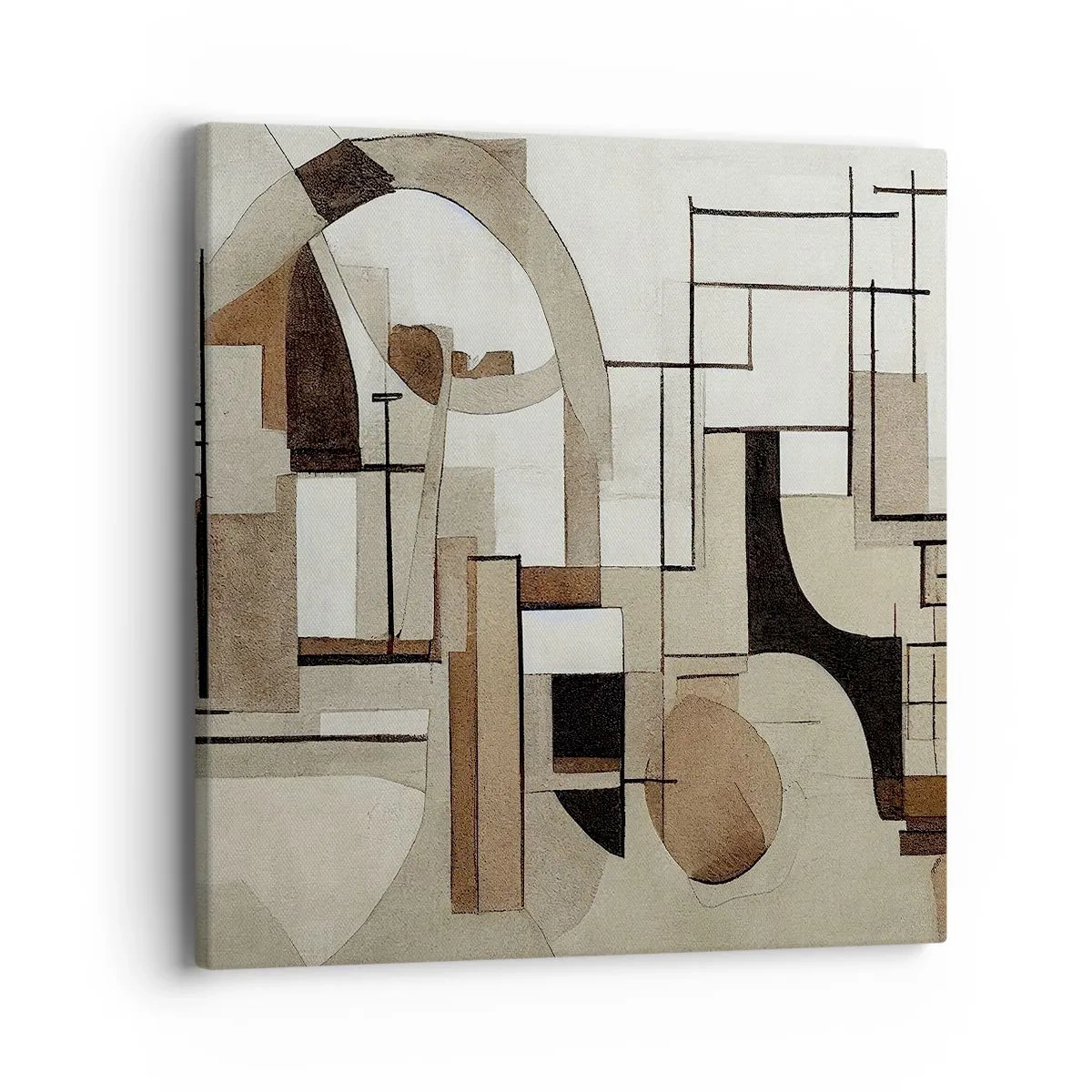 Obraz na płótnie - Pejzaż miejski 2.0 - 40x40 cm