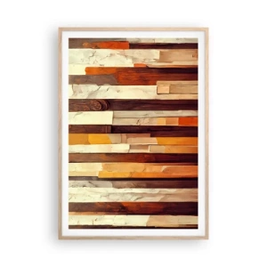 Plakat w ramie jasny dąb - Hymn leśnych drzew - 70x100 cm