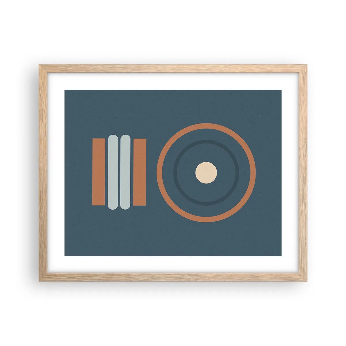 Plakat w ramie jasny dąb - Istota rzeczy - 50x40 cm