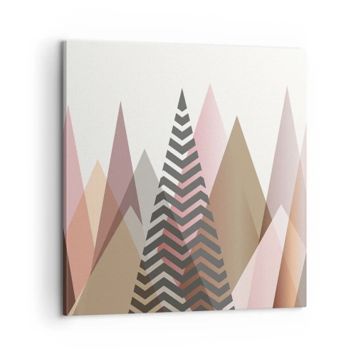 Obraz na płótnie - Piramidalny widok - 60x60 cm