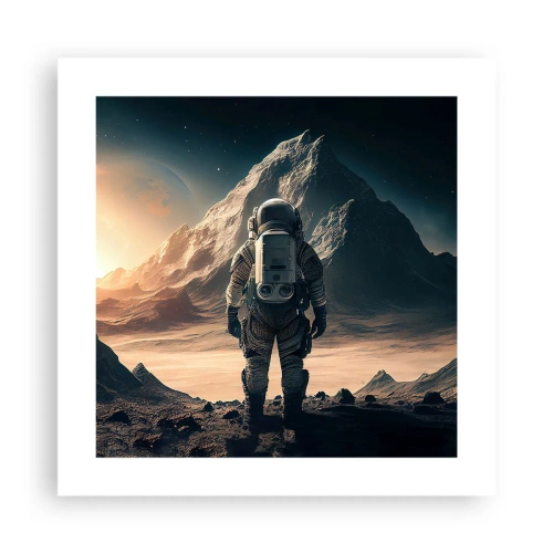 Plakat - Nowe wyzwanie - 40x40 cm