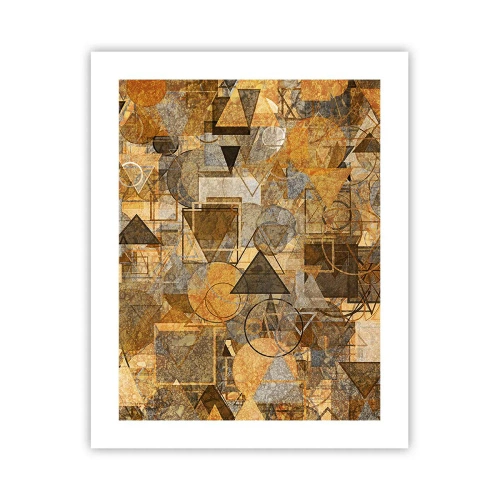 Plakat - Świat ujęty w formę - 40x50 cm