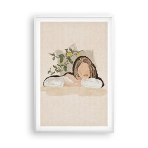 Plakat w białej ramie - Piękność południa - 61x91 cm