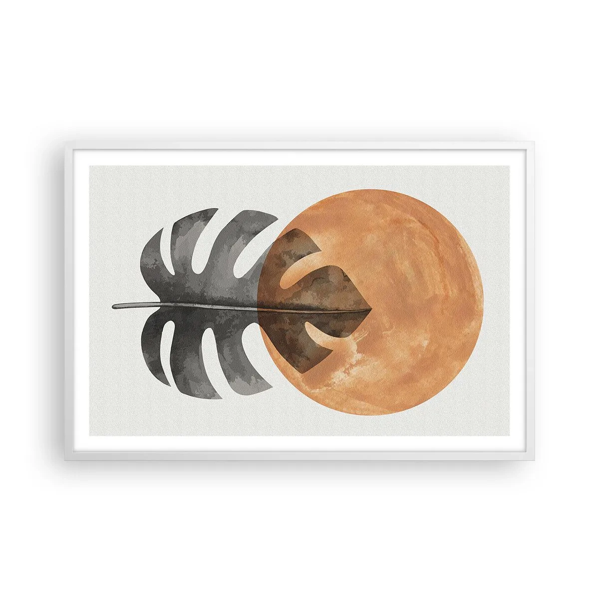 Plakat w białej ramie - Zawsze słońce - 91x61 cm