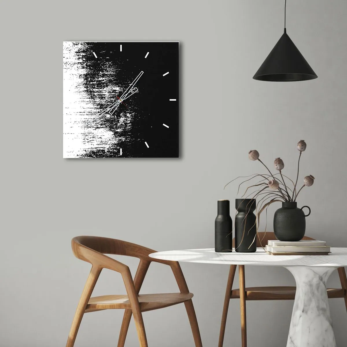 Zegar ścienny - I zwycięzcą jest… - 40x40 cm