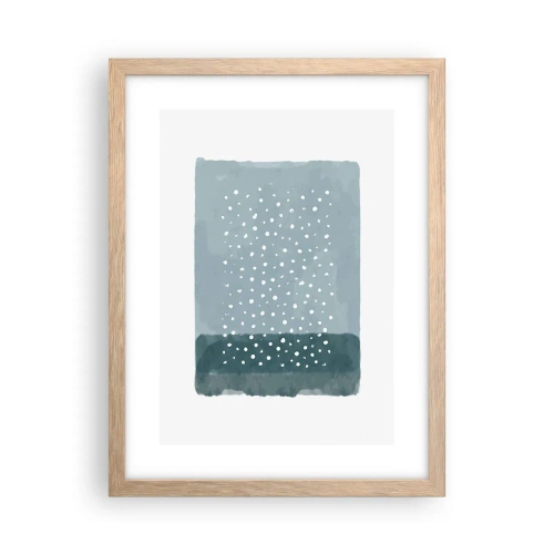 Plakat w ramie jasny dąb - Wyrosłe na błękicie - 30x40 cm