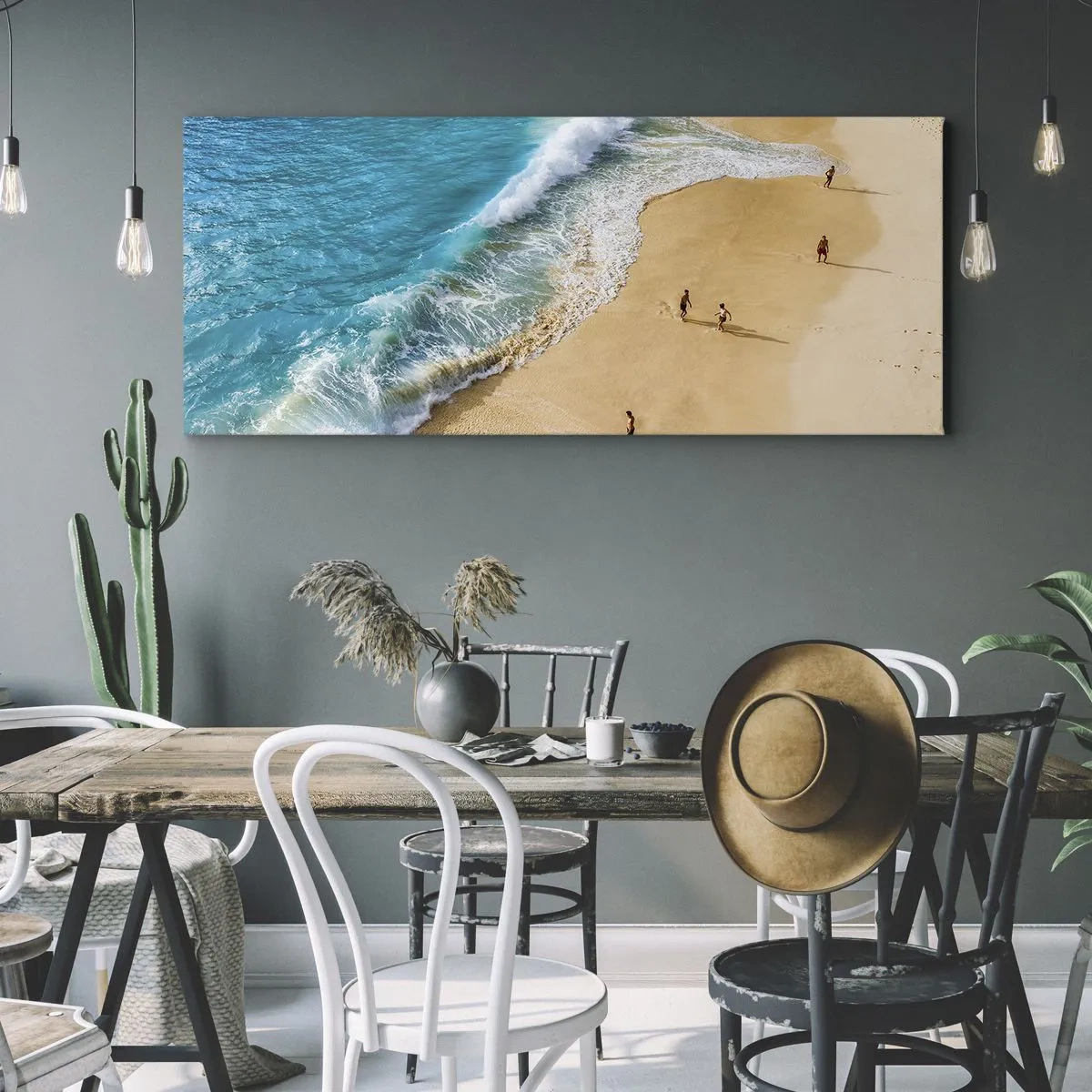 Obraz na płótnie - A potem słońce, plaża… - 100x40 cm