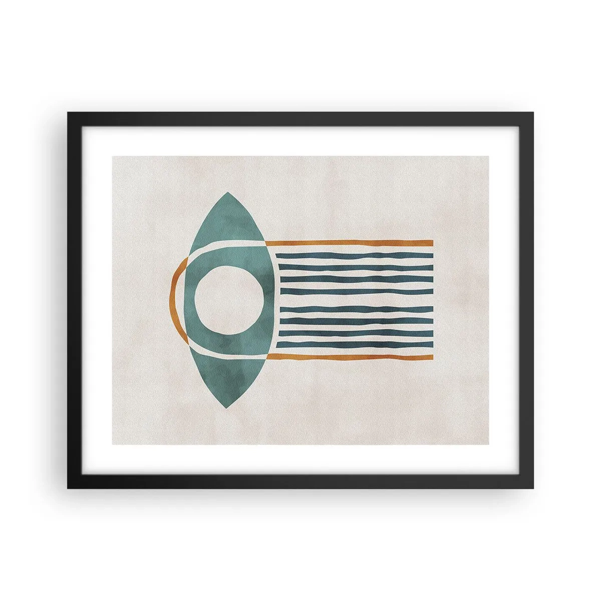Plakat w czarnej ramie - Znaki i rytuały - 50x40 cm
