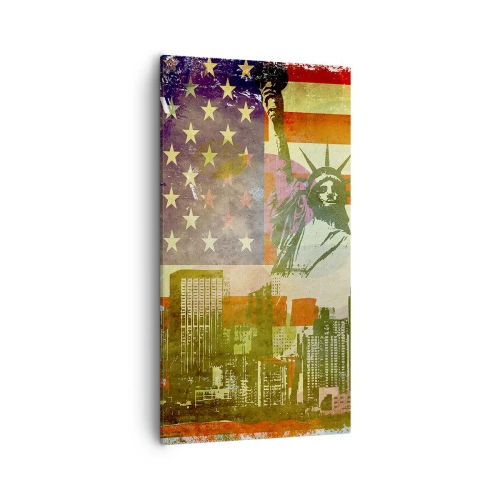 Obraz na płótnie - Viva America! - 55x100 cm