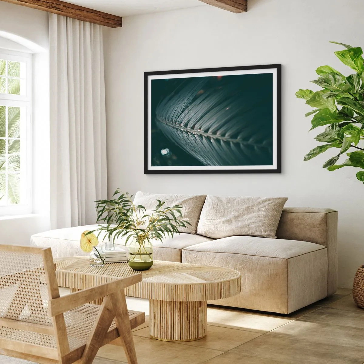 Plakat w czarnej ramie - Precyzja natury - 91x61 cm