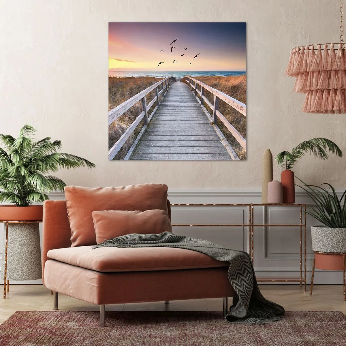 Obraz na płótnie - Przestrzeń wzlotów - 60x60 cm