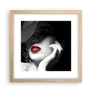 Plakat w ramie jasny dąb - Studium w szkarłacie - 30x30 cm